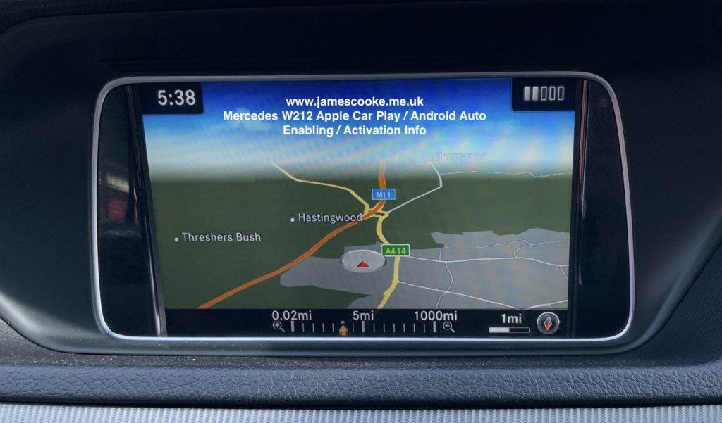 Navigation Navigation Display Screen of W212 E Class Command Online NTG5.1? Screen of W212 E Class Command Online NTG5?